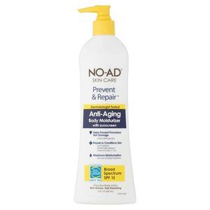 NO-AD Skin Care Prevent & Brighten Anti-Aging Body Moisturizer SPF 15